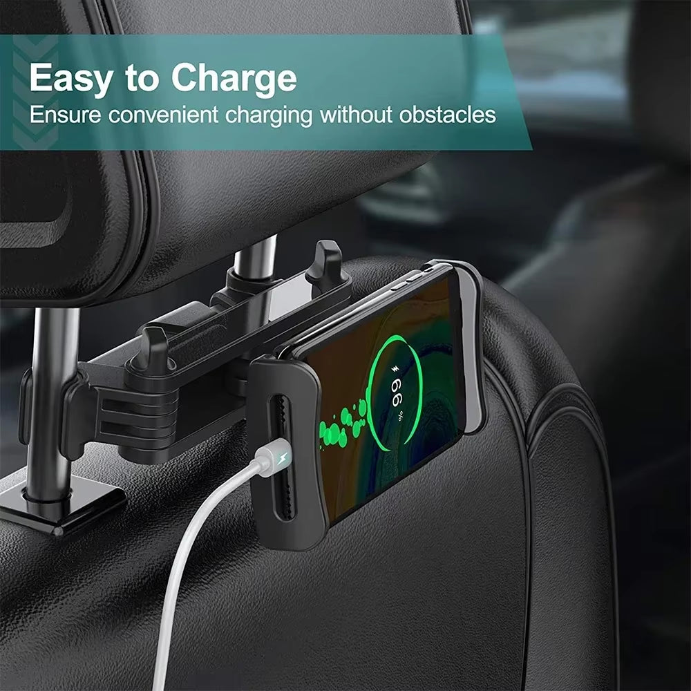 Car Tablet Holder, Headrest Tablet Mount Headrest Stand Cradle Compatible with Devices for Ipad Air Mini, Other 4.7-12.9" Cell